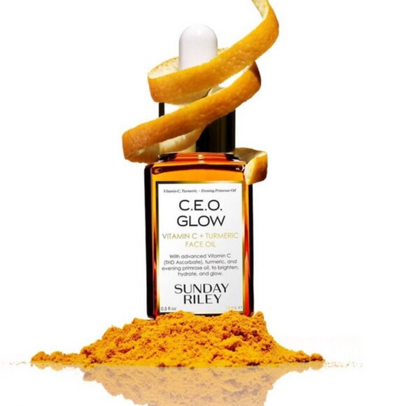 Sunday Riley C.E.O. Glow Vitamin C + Turmeric Face Oil – NEW / Unopened - Picture 1 of 10